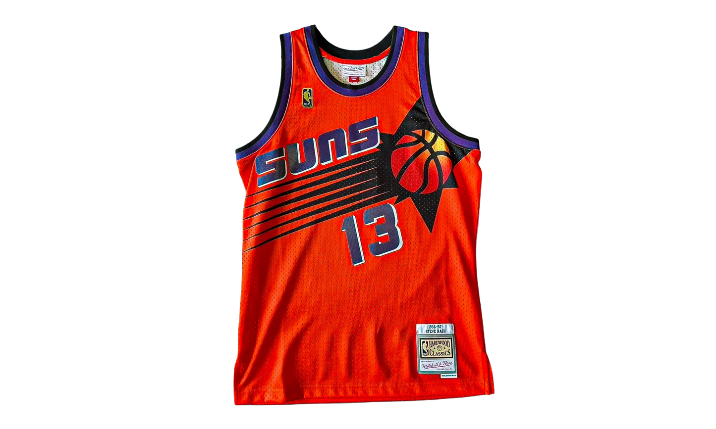 NBA Steve Nash Reload 2.0 Swingman Jersey "1996 Phoenix Suns - Orange" SMJYGS20110 PSUORAN96SNA