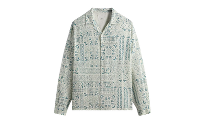 Lyocell Long-Sleeve Thompson Camp Collar Shirt "Tranquility" KHM032009 341