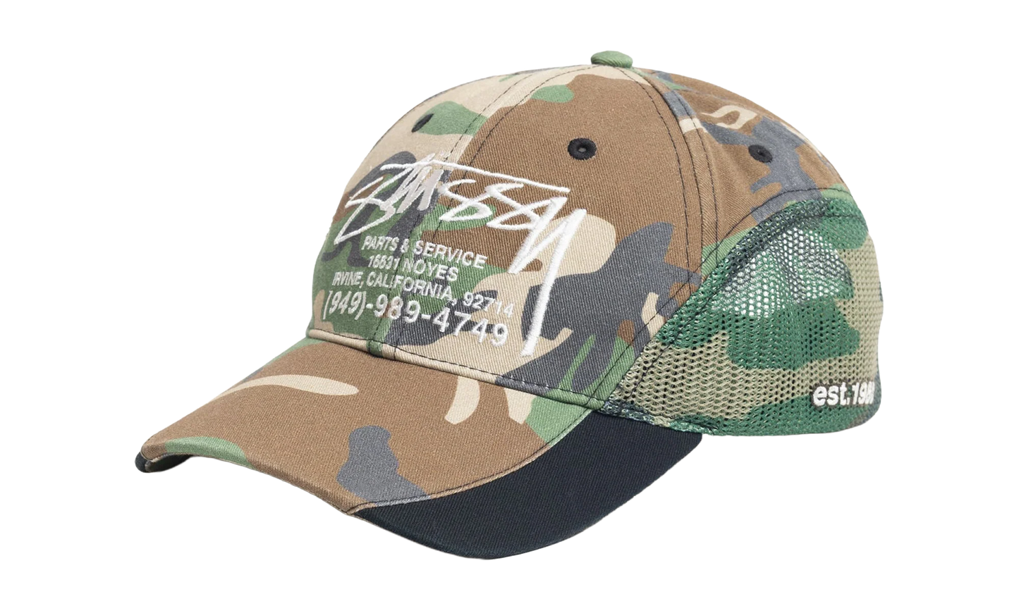 PARTS & SERVICE MESH CAP "Camo" STUS438