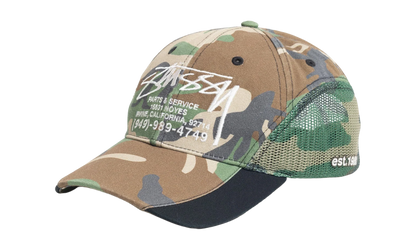 PARTS & SERVICE MESH CAP "Camo" STUS438