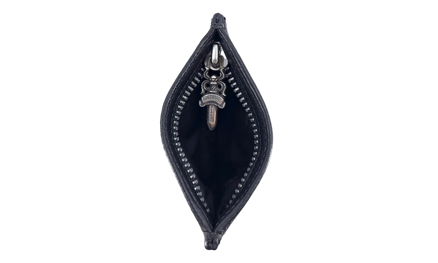 Dagger Zipper Coin Pouch "Black" CHRM0645
