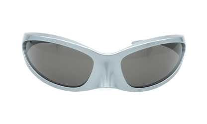 Geometric Frame Sunglasses "Silver / Silver" BB0251S 005