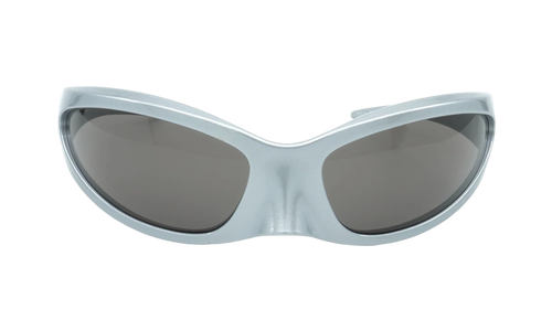 Geometric Frame Sunglasses "Silver / Silver" BB0251S 005
