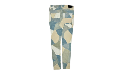 Skinny Denim Patchwork Jeans "Alabaster" S22MDF030 271
