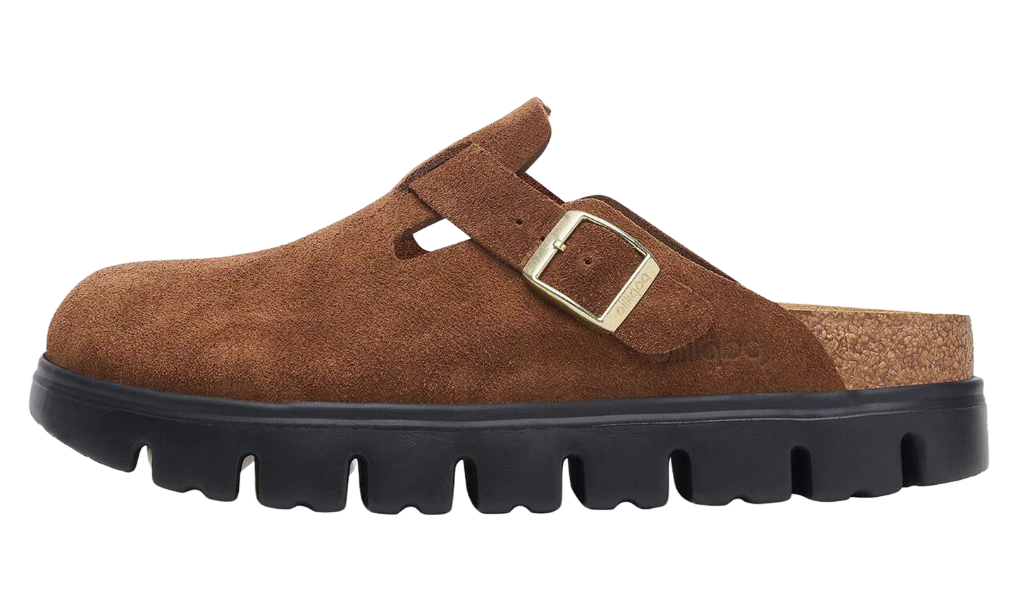 Boston Chunky Suede Leather "Dark Tea Black" 1028402