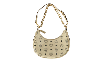 Aren Vi Hobo Bag "BEIGE/BLACK - Small" MWHFATA02 BEIGEBLACK
