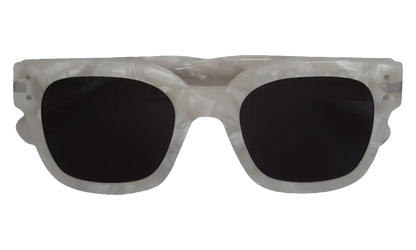 Classic Logo Sunglasses "White / Black / Silver" XA41763AC WBS