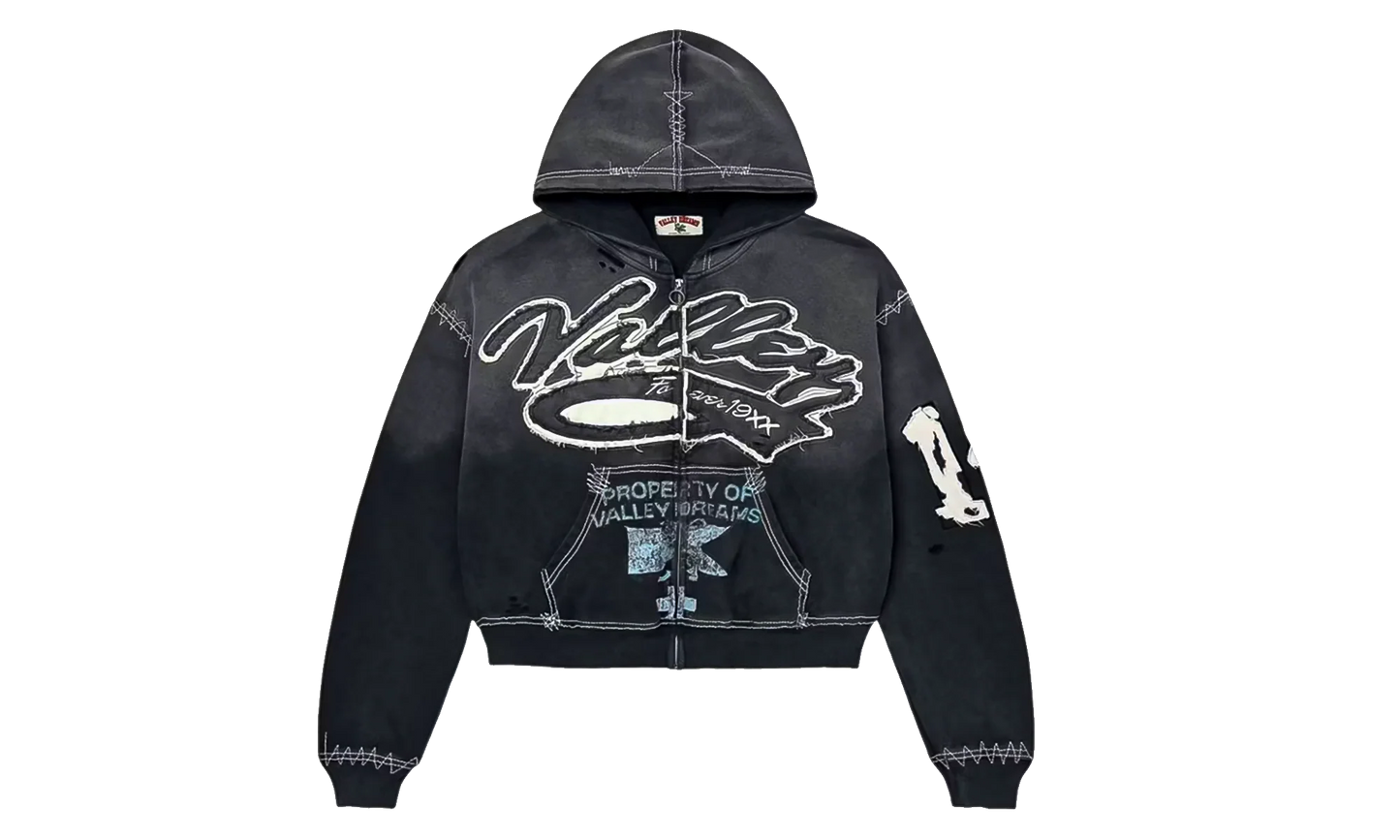 Religion Zip-Up Hoodie "Black" VAL156