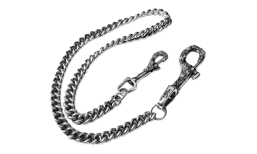 ROSE CLIP WALLET CHAIN "Silver" 50339167994130