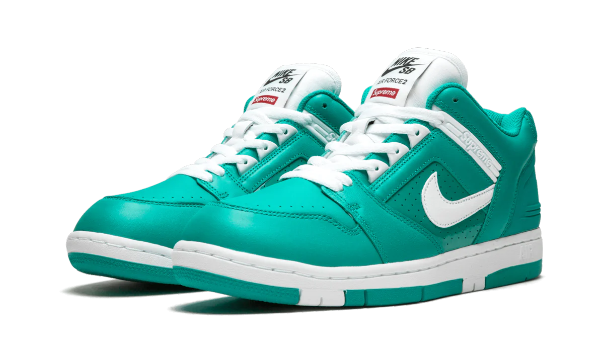 SB AF2 Low "Supreme - Teal" AA0871 313