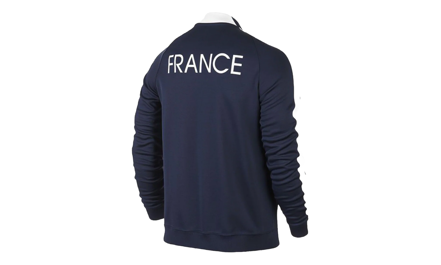 N98 France Authentic Track Jacket "Midnight Navy / White" 589858 410
