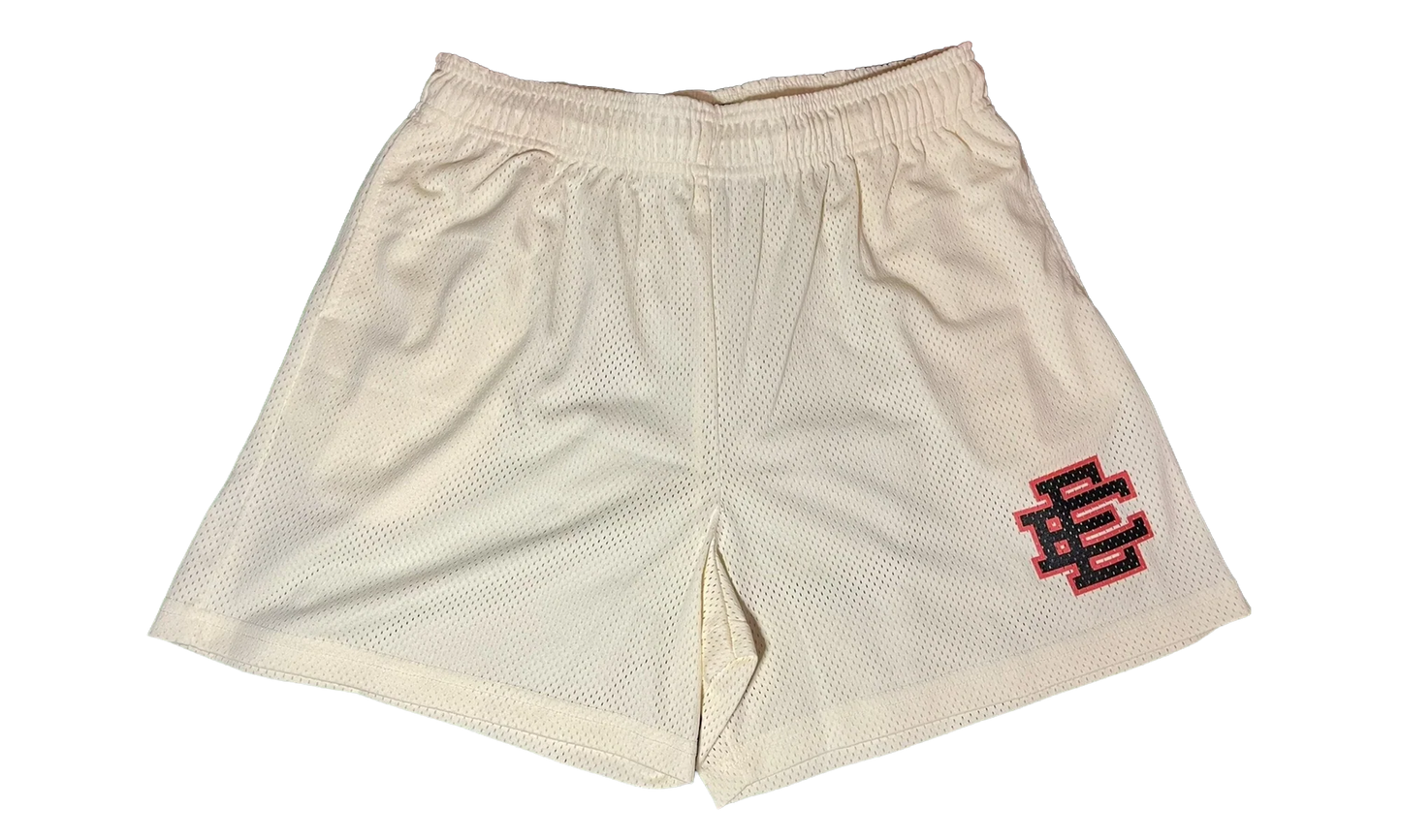 EE Basic Shorts "Antique White / Black / Red" EE125