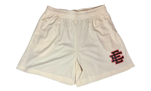 EE Basic Shorts "Antique White / Black / Red" EE125