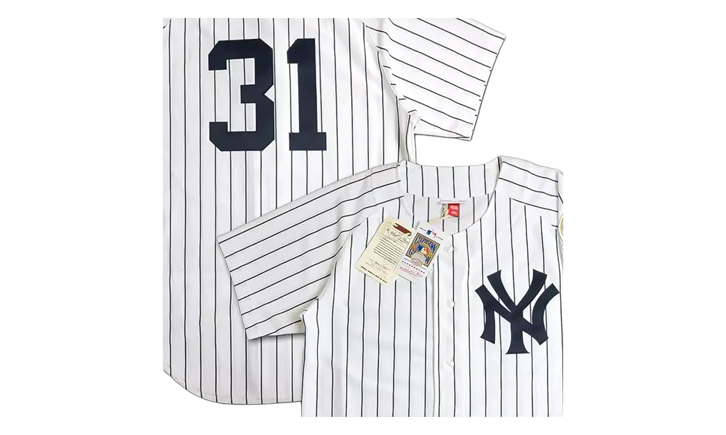 MLB Ichiro Suzuki Home Jersey "2013 New York Yankees – White / Navy" AJY15349 NYY13ISUWHNY