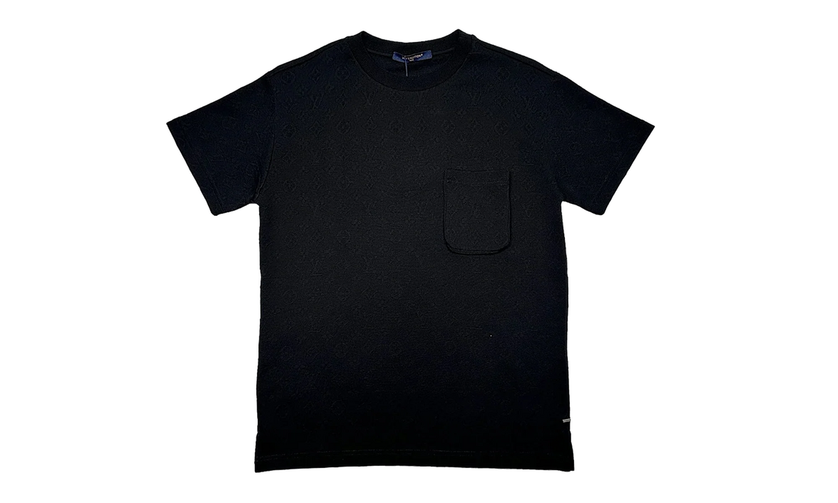 Signature 3D Pocket Monogram Short Sleeve Tee "Black" 1A5VIA