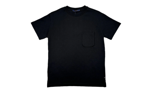 Signature 3D Pocket Monogram Short Sleeve Tee "Black" 1A5VIA