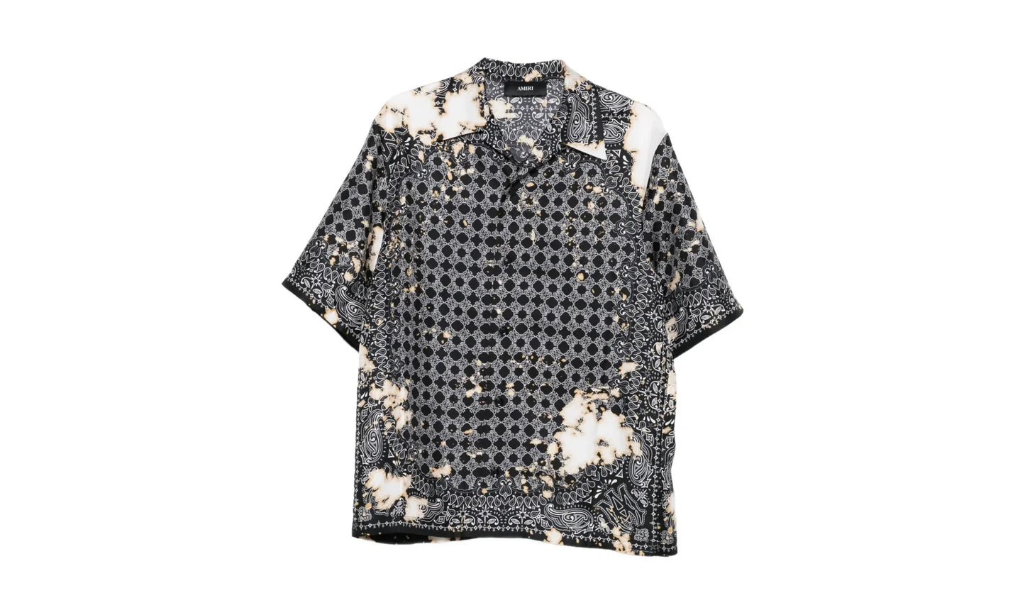 Bleach Bandana Bowling Shirt "BLACK" AMSTCA1159