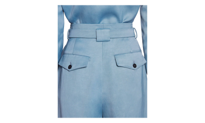 WIDE-LEG TAILORED TROUSERS "SKY BLUE" RW TR0003 5924 E24 165