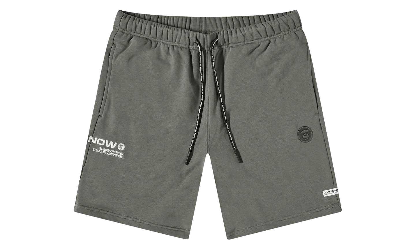 AAPE Embroidered Sweat Shorts "Cool Grey" 897FF6A8