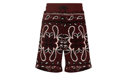 Bandana Fleece Shorts "Red" MKSS01643