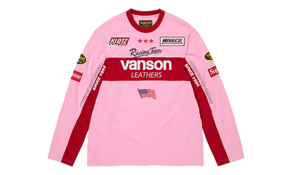 Vanson Leathers® L/S Top "SS26 - Pink" SU27019