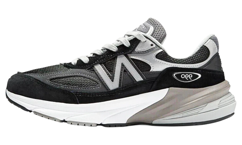 990v6 Made in USA "4E Wide - Black Silver" M990BK6 4E