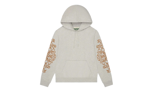 Western Embroidered Hoodie "Grey" DT458