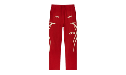 Sports Double Hit Logo Sweatpants "Red" HSR139