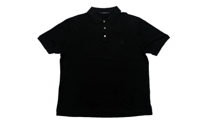 Classic Pique Short Sleeve Polo Tee "Black" 1A04YR