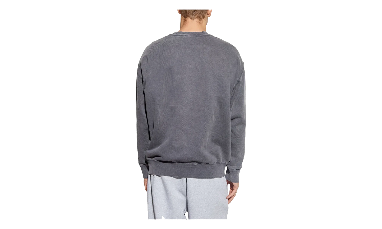 Garment Dye College Relaxed Fit Crewneck Sweatshirt "Charcoal" 1L80113308 CHA