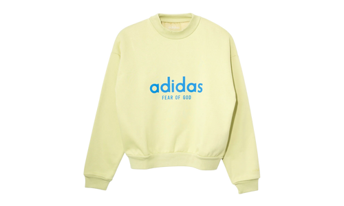 Logo Crewneck Sweatshirt "Fear Of God -Autumn Green Light Blue" HM8110