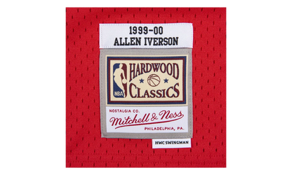 NBA Allen Iverson Reload Swingman Jersey "1999 Philadelphia 76ers - Red" SMJYCP19267 P76RED199AIV