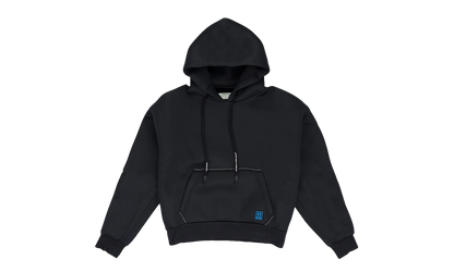 LONG DRAWSTRING HOODIE "Black" OFW MHDS 0001