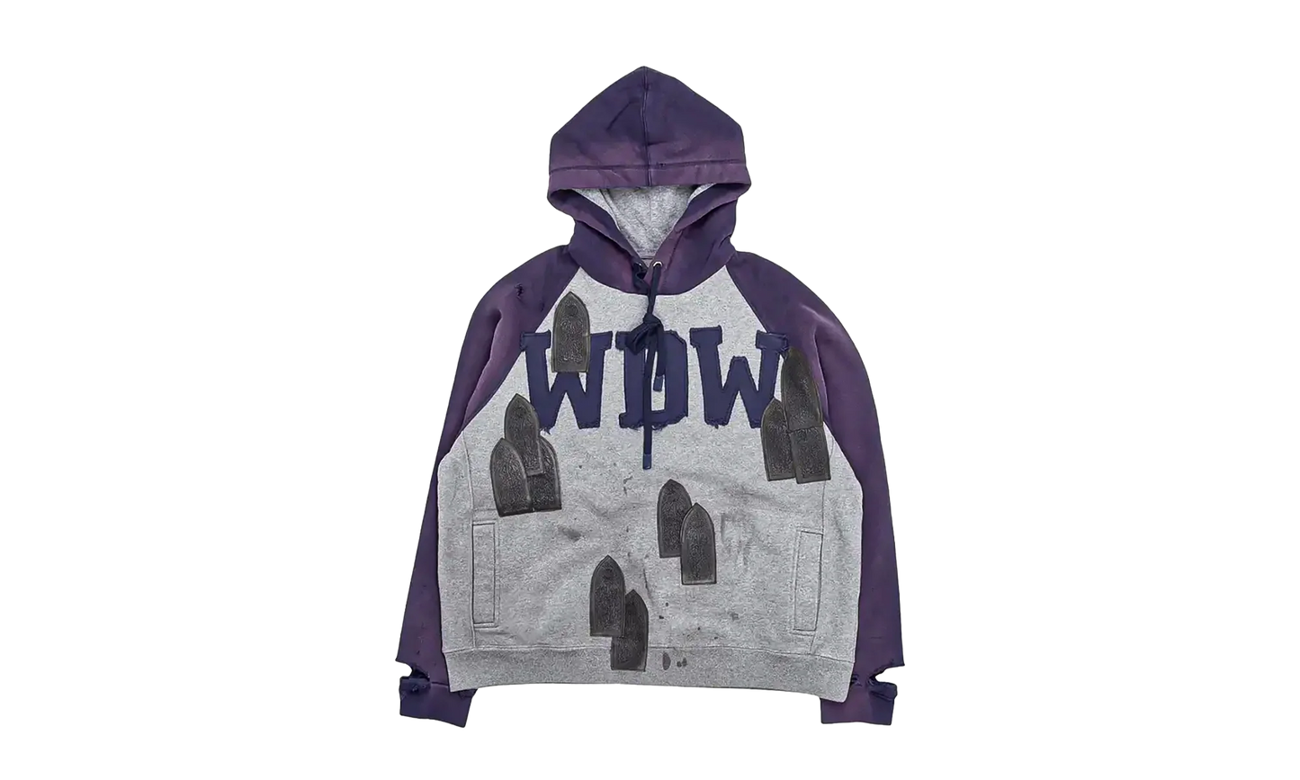 Faded WDW Pullover Hoodie "Vintage Grey" 1110090021FW24