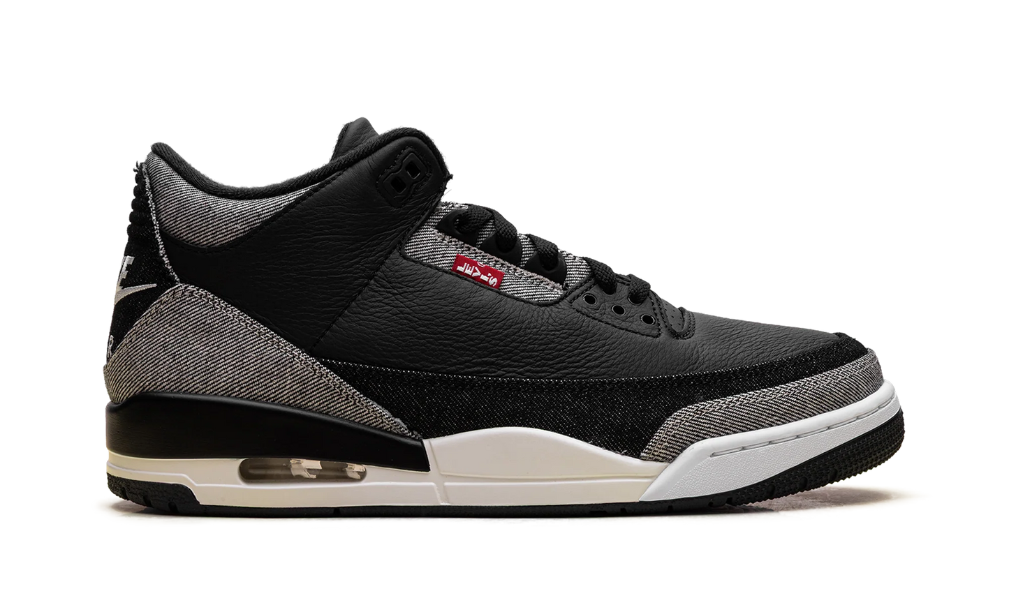 Air Jordan 3 "Levi's - Black Denim" IR0914 400