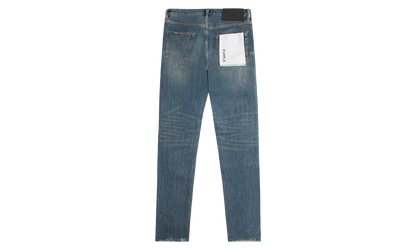 Crackle Coated Denim "Mid Indigo" P001 SICR424