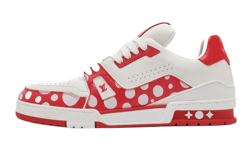 LV Trainer Low "Yayoi Kusama - White Red" 1AB8J7