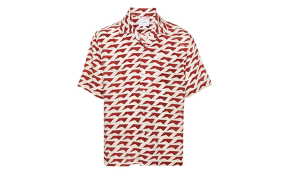 Dolce Vita Silk Shirt "Red / Cream" RHPS24SR07174307 RCR