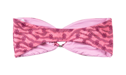 X dipped in blue bikini top "Pink" CHRM1080