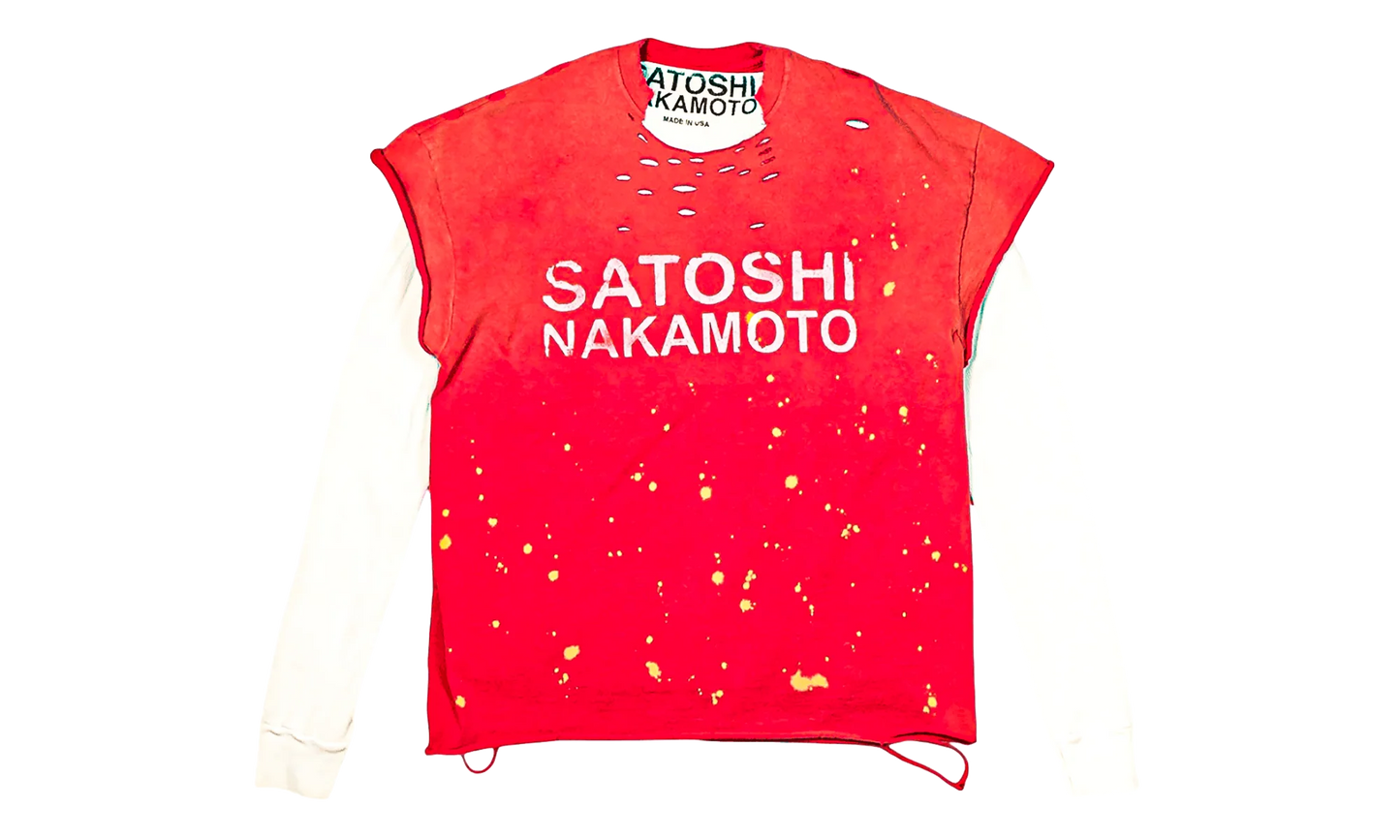 Luke Thermal Long Sleeve Tee Shirt "Red White" PS26TEE006 RED