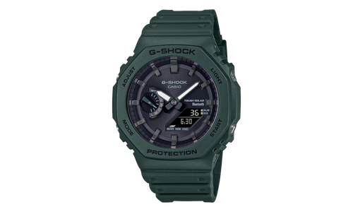 A/D Solar tooth Resin Watch Watch "Green" GAB2100 3A