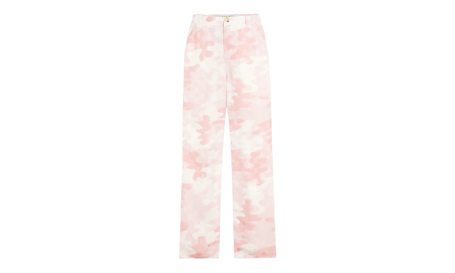 SILK CARGO TROUSERS "Pale Rose" RW TR0125 5403 A22 51