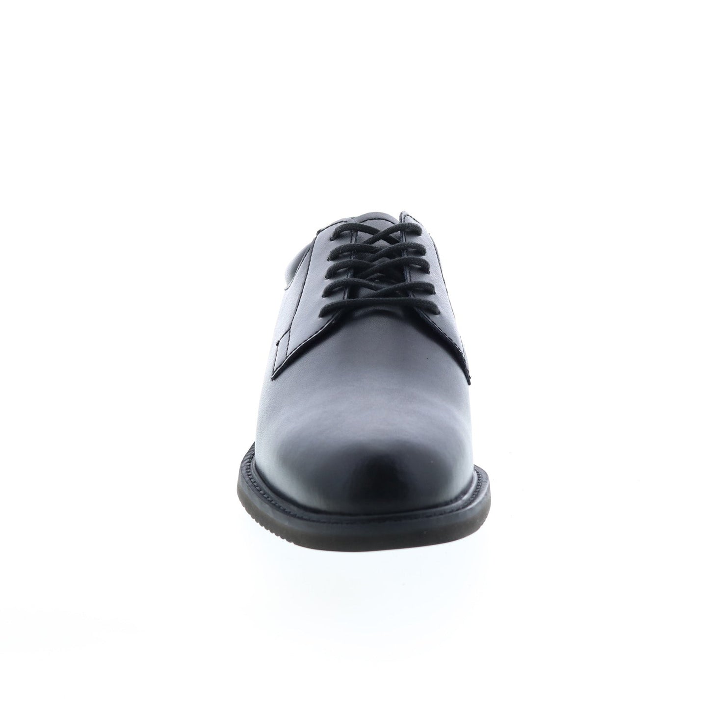 Bates Sentry Lux High Shine E01850 Mens Black Wide Plain Toe Oxfords Shoes