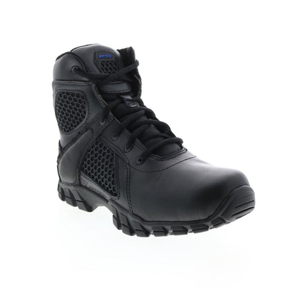 Bates Shock 6" Side Zip E07006 Mens Black Wide Leather Tactical Boots