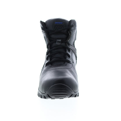 Bates Shock 6" Side Zip E07006 Mens Black Leather Lace Up Tactical Boots