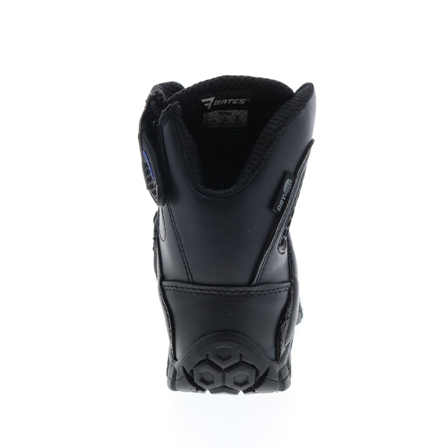 Bates Shock 6" Side Zip E07006 Mens Black Leather Lace Up Tactical Boots