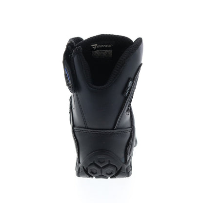 Bates Shock 6" Side Zip E07006 Mens Black Leather Lace Up Tactical Boots