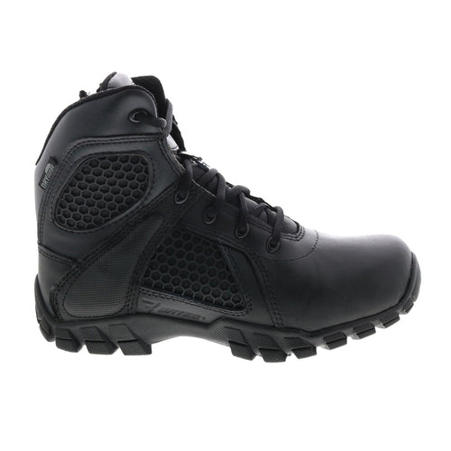 Bates Shock 6" Side Zip E07006 Mens Black Leather Lace Up Tactical Boots