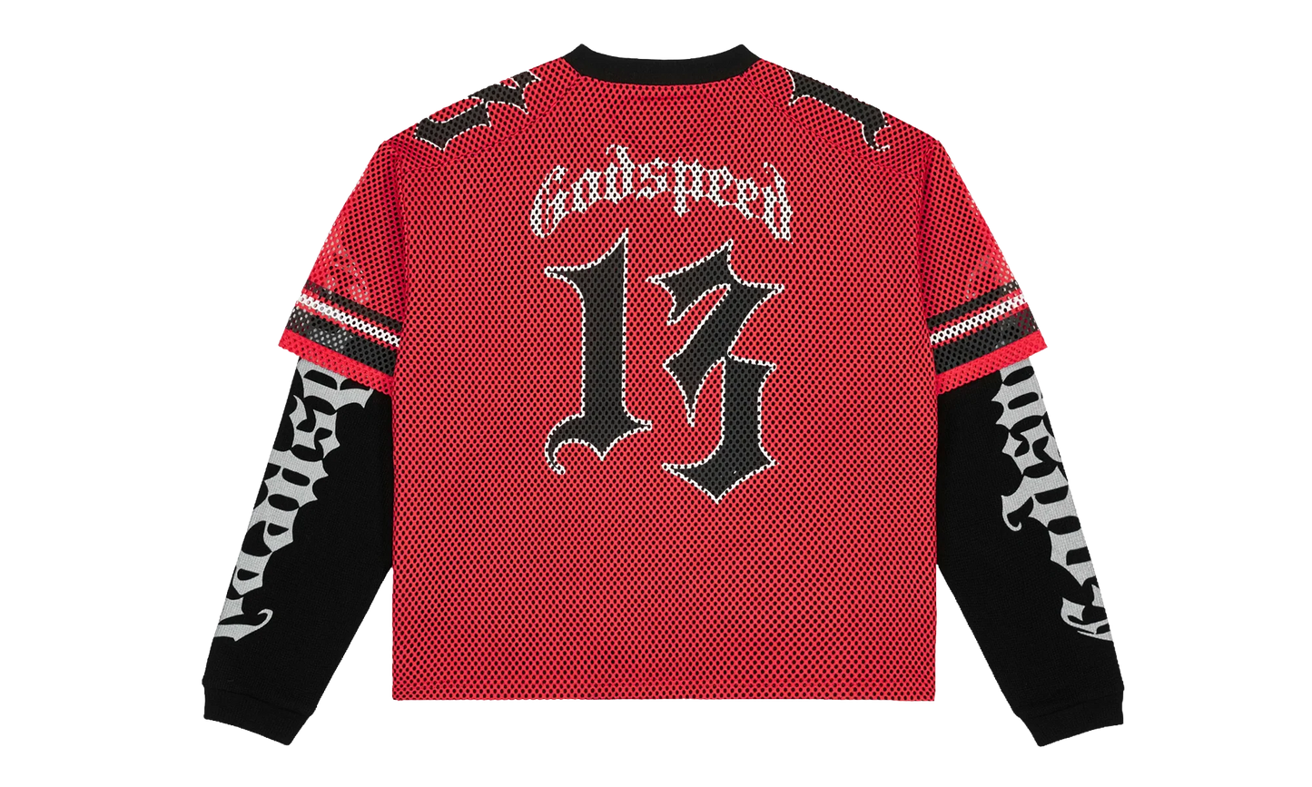 TD Layered Jersey "Black / Red / White" R2B4KFBC