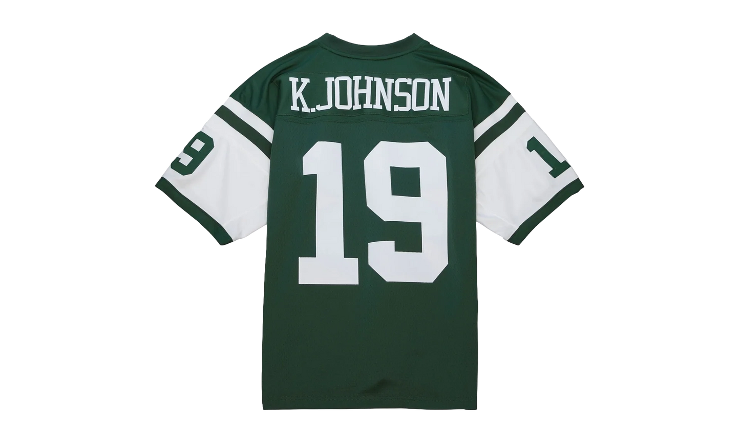 NFL Keyshawn Johnson Dark Jersey "1998 New York Jets - Hunter Green" LGJY6208 NYJ98KJHHNGN